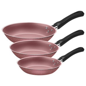 TRAMONTINA,JOGOFRIGIDEIRAALUM,3PC,CARIBE,ROSA,ALUMINIO,REVESTIMENTO