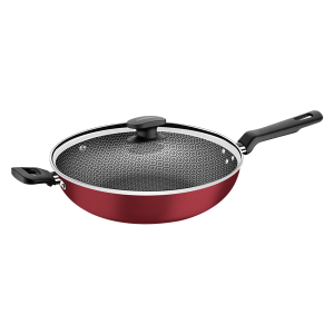 TRAMONTINA WOK ALUM 28CM LORETO VER- ALUMINIO COM REVESTIMENTO ANTIADERENTE