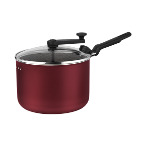 TRAMONTINA PIPOQUEIRA 20CM 3,5L LORETO VERMELHO - ALUMINIO COM REVESTIMENTO ANTI